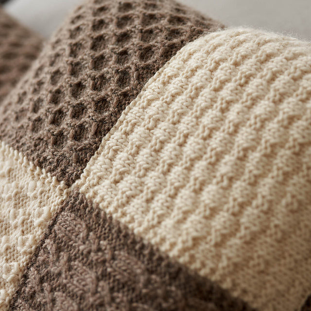 Patchwork Blanket & Cushions by Jenny Watson