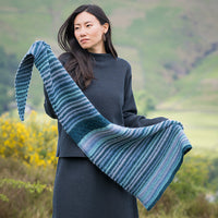Flowing Tides Shawl by Audrey Borrego