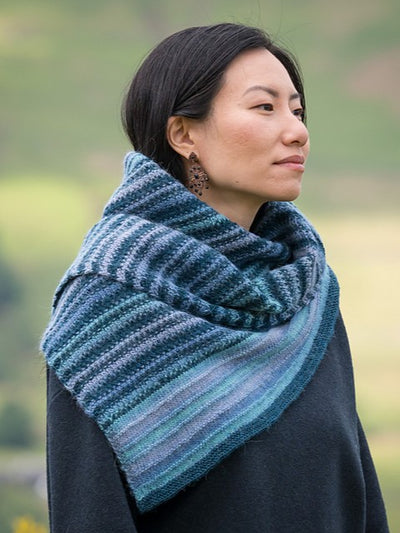 Flowing Tides Shawl by Audrey Borrego