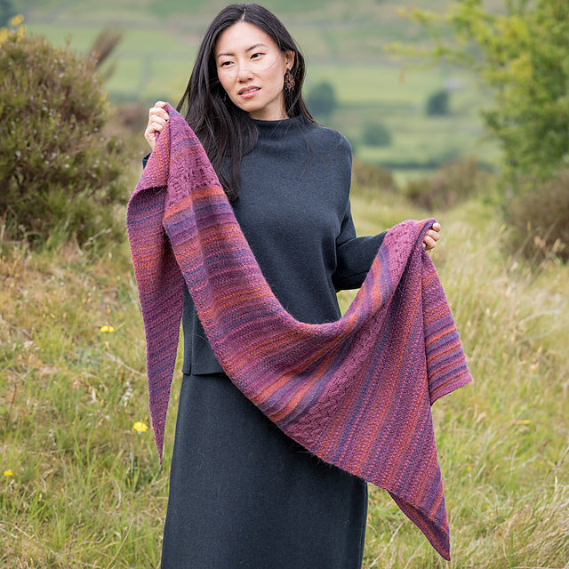 Flowing Tides Shawl by Audrey Borrego