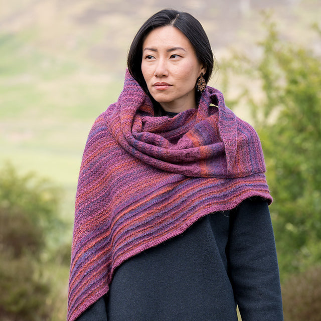 Flowing Tides Shawl by Audrey Borrego