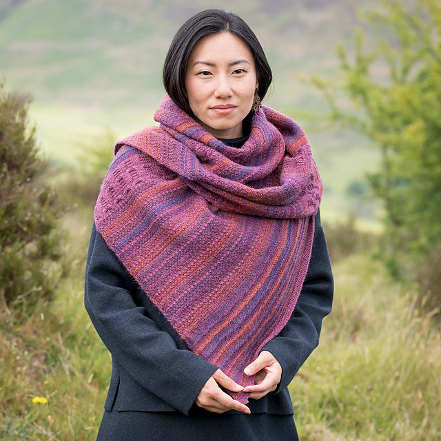 Flowing Tides Shawl by Audrey Borrego