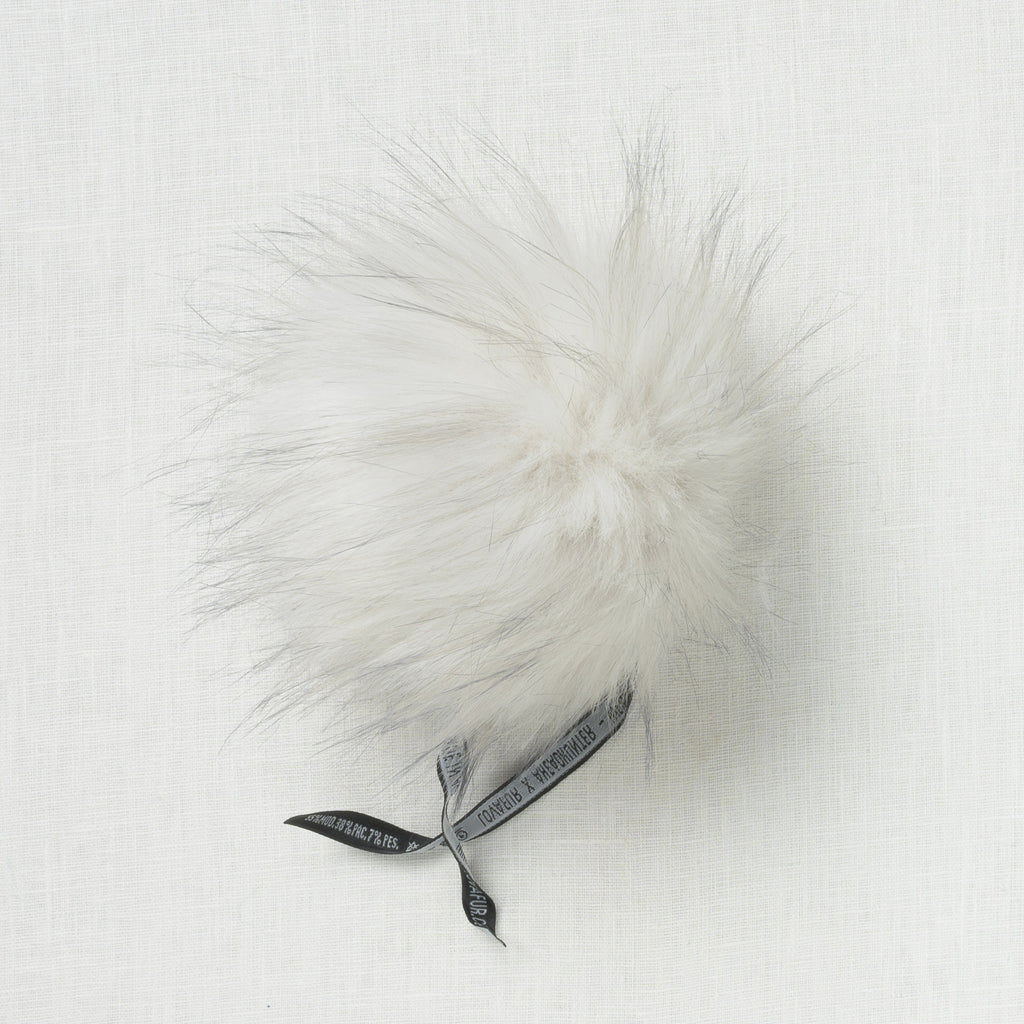 Lovafur Luxe Faux Fur Pom Fog Raccoon