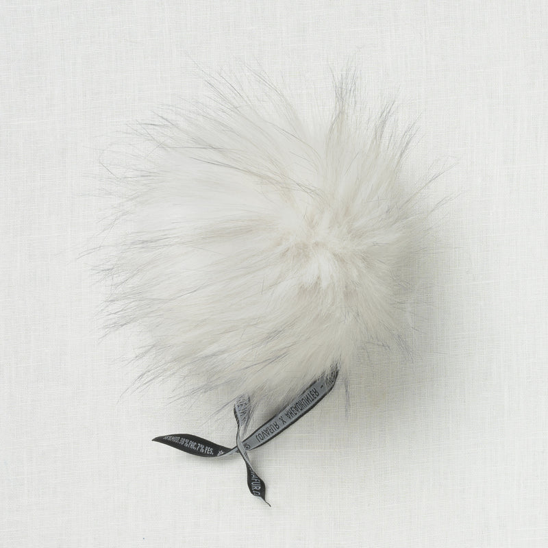 Lovafur Luxe Faux Fur Pom Fog Raccoon