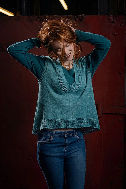 V-Neck Sleeveless Top by The Fibre Co.