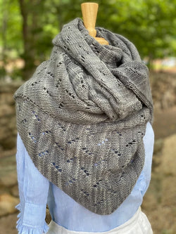 Carriage Ride Shawl by Plucky Knitter Design