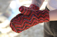 Zig Zag Mittens by Irina Poludnenko