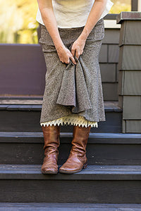 Fir Cone Lace Shawl & Scarf by Churchmouse Yarns and Teas