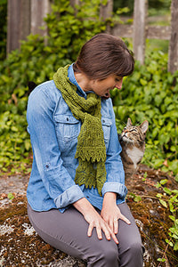 Fir Cone Lace Shawl & Scarf by Churchmouse Yarns and Teas