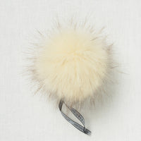 Lovafur Luxe Faux Fur Pom Ivory Raccoon