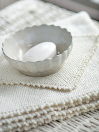 Picot-Edge Baby Blanket & Washcloth by Churchmouse Yarns and Teas