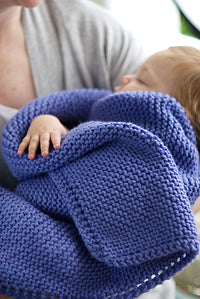 Picot-Edge Baby Blanket & Washcloth by Churchmouse Yarns and Teas