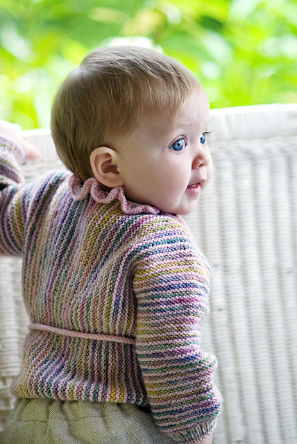 Baby Wrap Sweater by Churchmouse Yarns and Teas