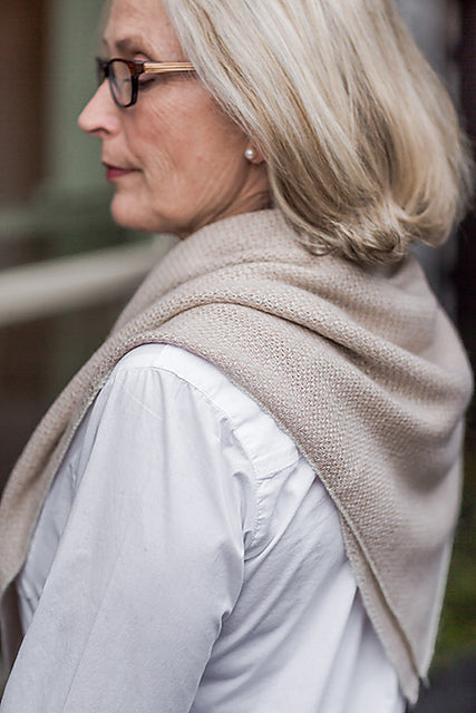 Two-Tone Twill Scarf by Churchmouse Yarns and Teas