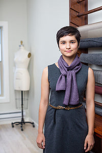 Two-Tone Twill Scarf by Churchmouse Yarns and Teas