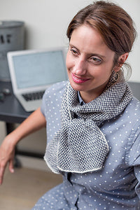 Two-Tone Twill Scarf by Churchmouse Yarns and Teas