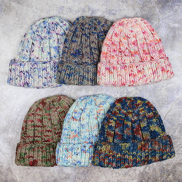 Jagged Ridge Beanie by Teti Lutsak