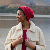 Jagged Ridge Beanie by Teti Lutsak