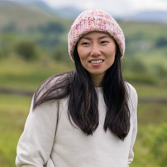 Jagged Ridge Beanie by Teti Lutsak