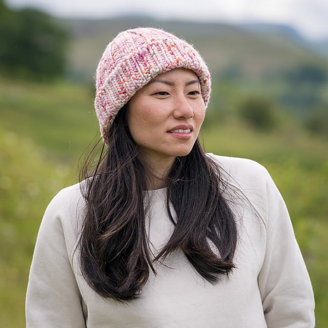 Jagged Ridge Beanie by Teti Lutsak