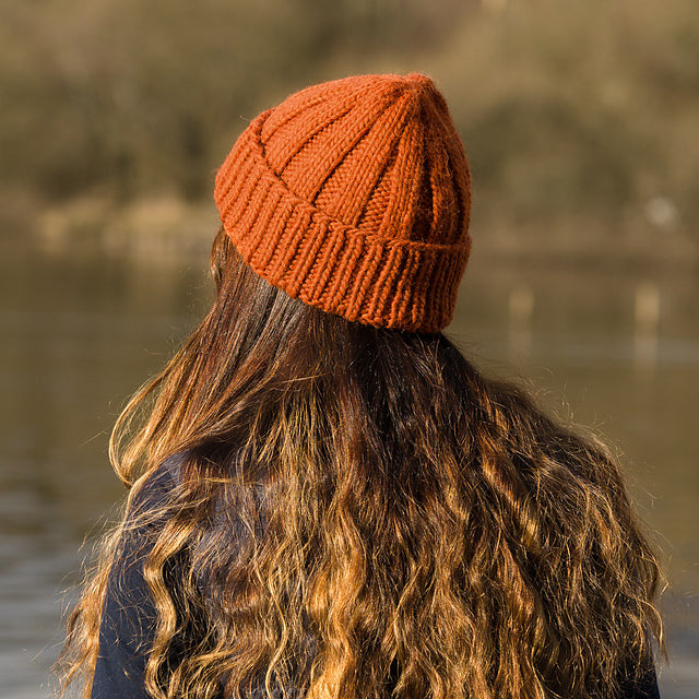Jagged Ridge Beanie by Teti Lutsak