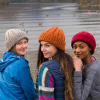 Jagged Ridge Beanie by Teti Lutsak