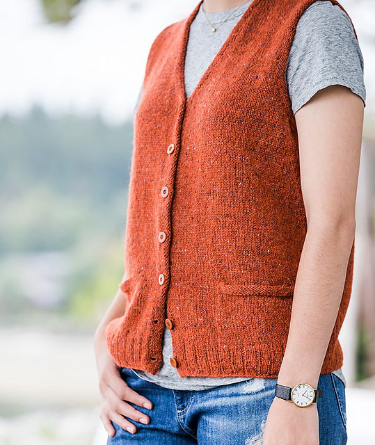 Library Vest by Churchmouse Yarns and Teas