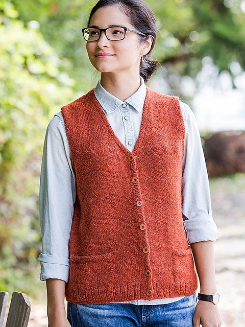 Library Vest by Churchmouse Yarns and Teas