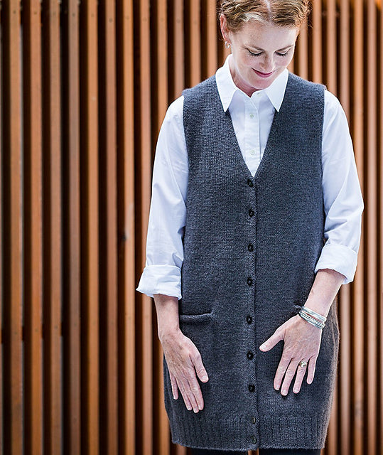 Library Vest by Churchmouse Yarns and Teas