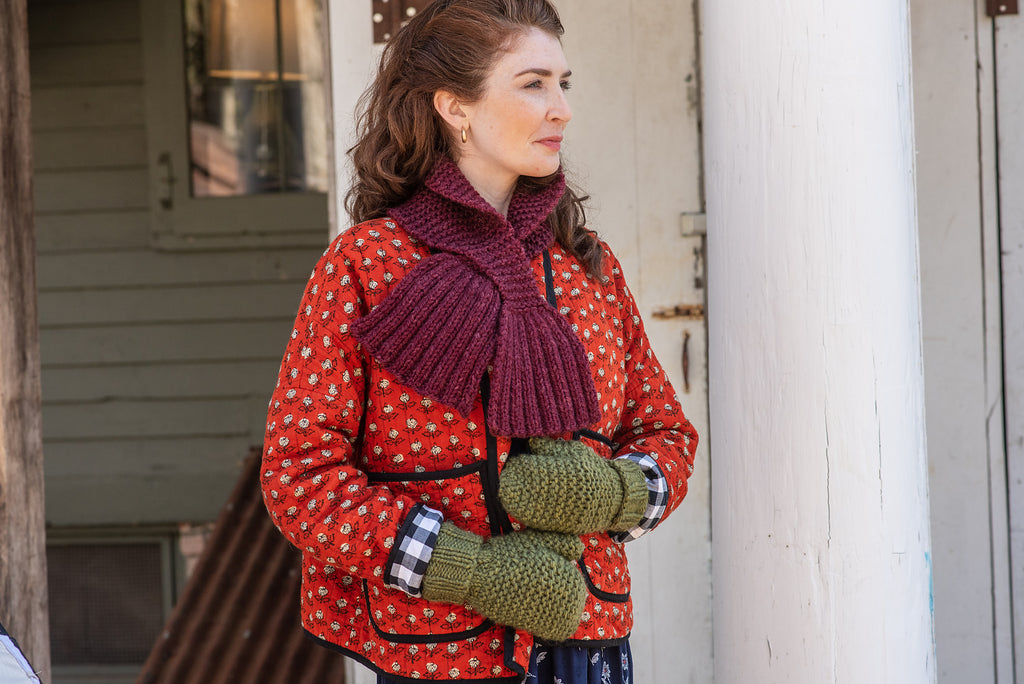 Neala Scarf and Mittens by Åsa Buchta