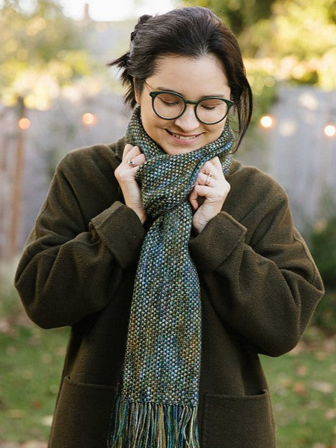 Linen Stitch Scarf & Loop by Churchmouse Yarns and Teas