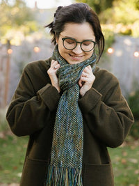 Linen Stitch Scarf & Loop by Churchmouse Yarns and Teas