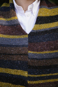 Lucky Striped Poncho by Churchmouse Yarns and Teas