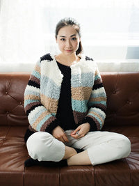 Shannon Cardigan (Knit) by Lion Brand Yarn