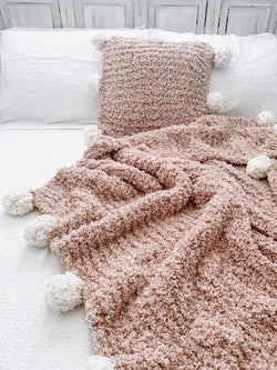 Mirin Pillow (Knit) by Lion Brand Yarn