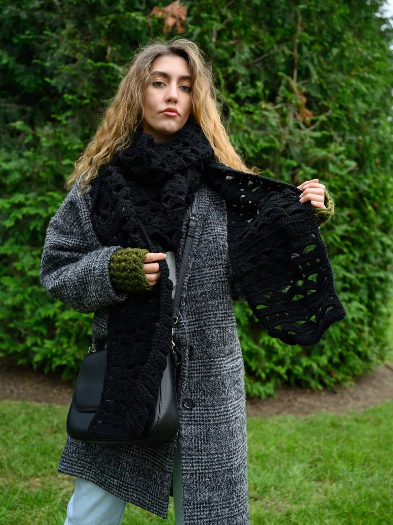 Morris Heights Scarf (Crochet) by Lion Brand Yarn