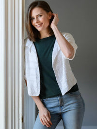 Collared Cardi (Knit)