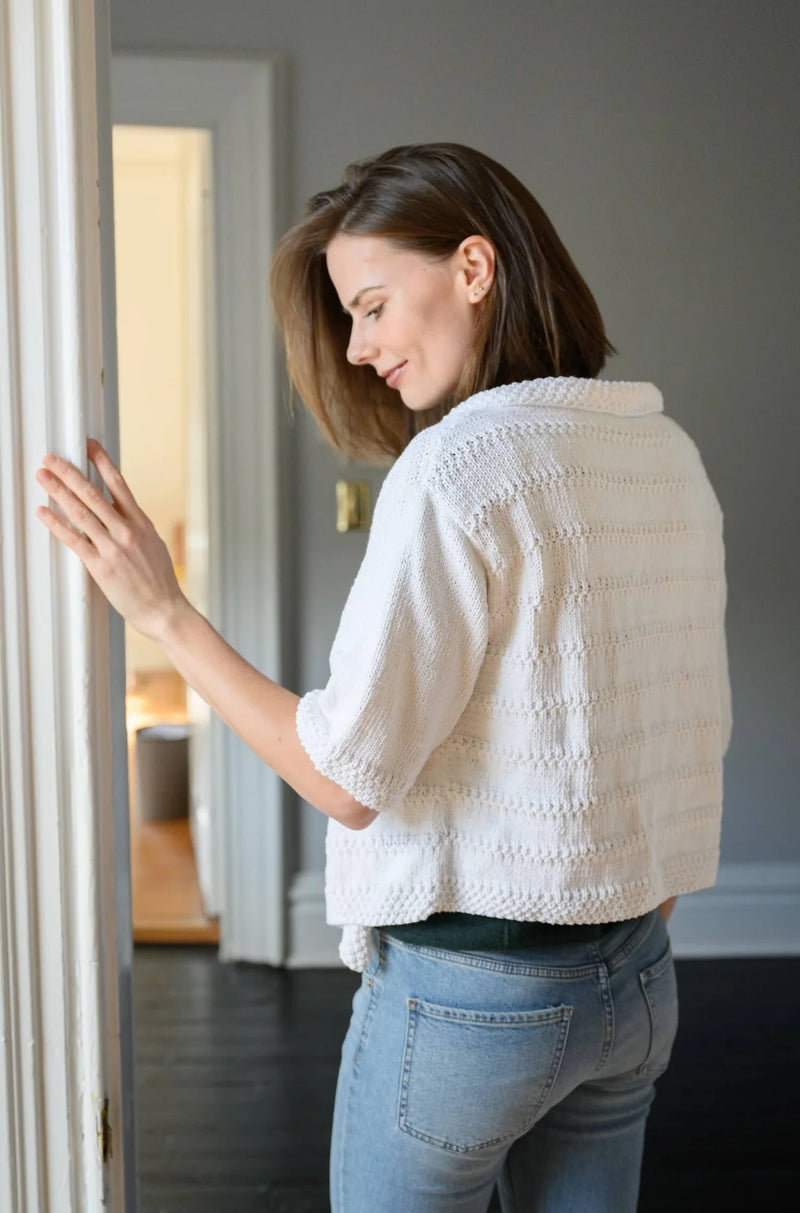 Collared Cardi (Knit)