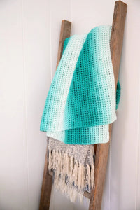 South Shore Aura Blanket (Crochet) by Lion Brand Yarn