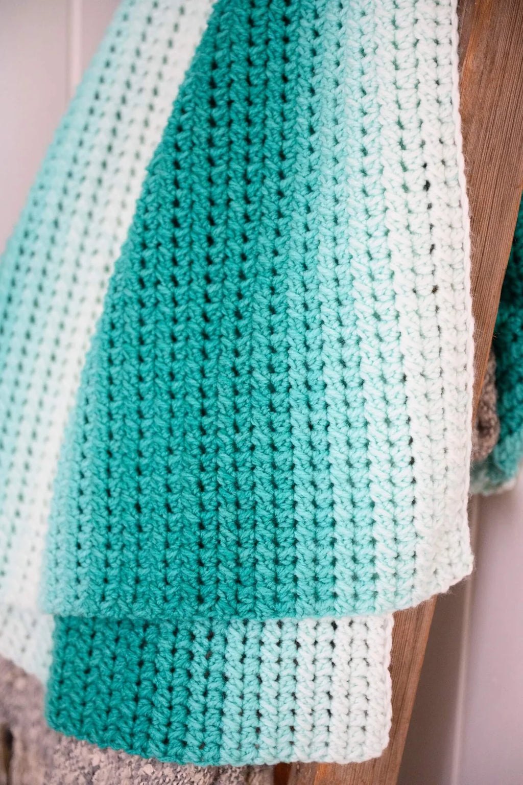South Shore Aura Blanket (Crochet) by Lion Brand Yarn