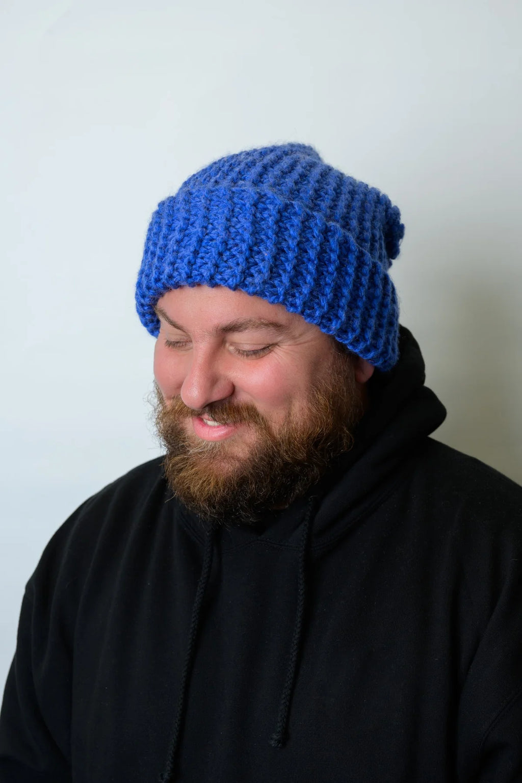 InstaKnit™ Slouchy Sideways Hat (Knit) by Lion Brand Yarn