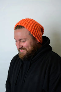 InstaKnit™ Sideways Hat (Knit) by Lion Brand Yarn