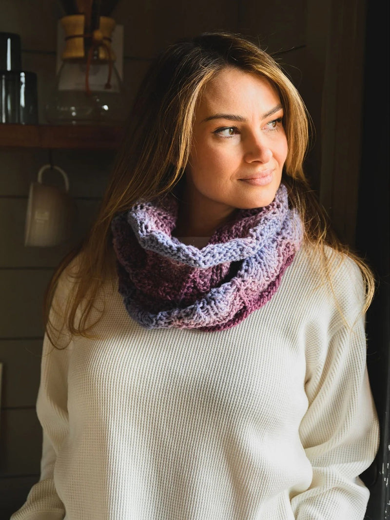 Perry Street Cowl (Knit) by Lion Brand Yarn