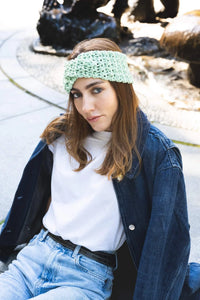 Twisted Headband (Crochet) by Lion Brand Yarn