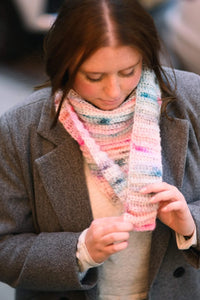 Tonya Tied Scarf (Crochet) by Lion Brand Yarn