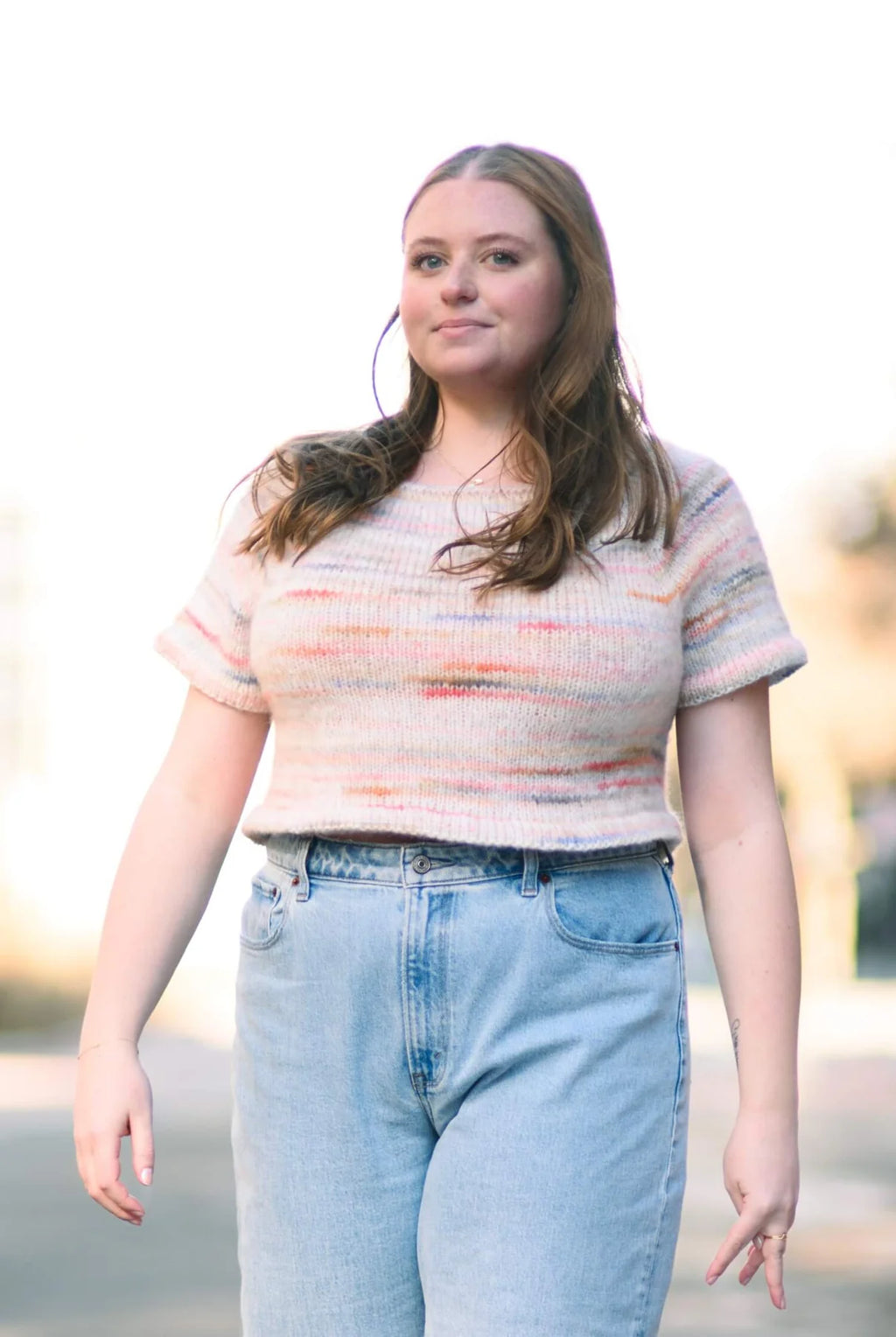 Seasonless Raglan Top (Knit) by Lion Brand Yarn