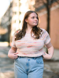 Seasonless Raglan Top (Knit) by Lion Brand Yarn