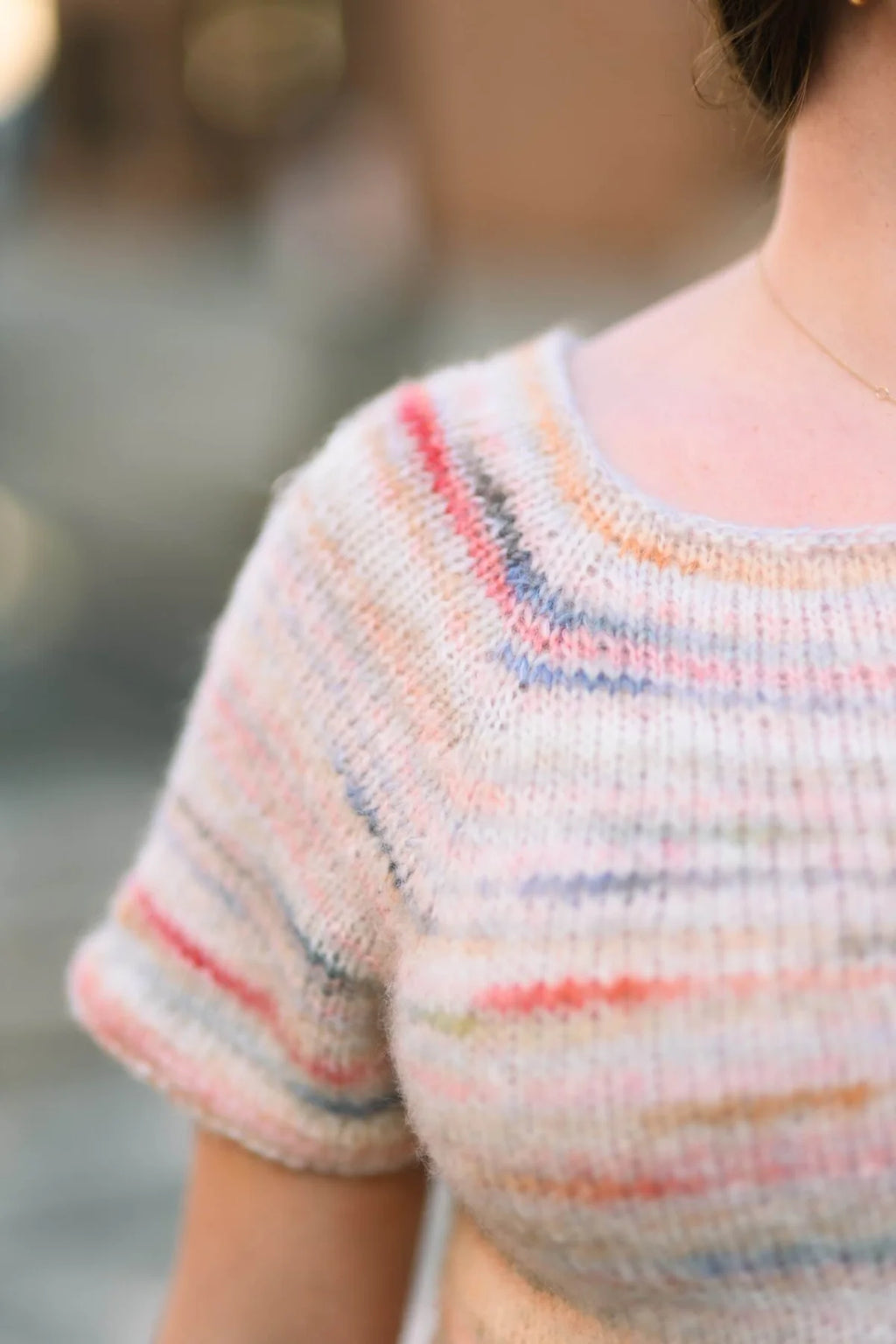 Seasonless Raglan Top (Knit) by Lion Brand Yarn