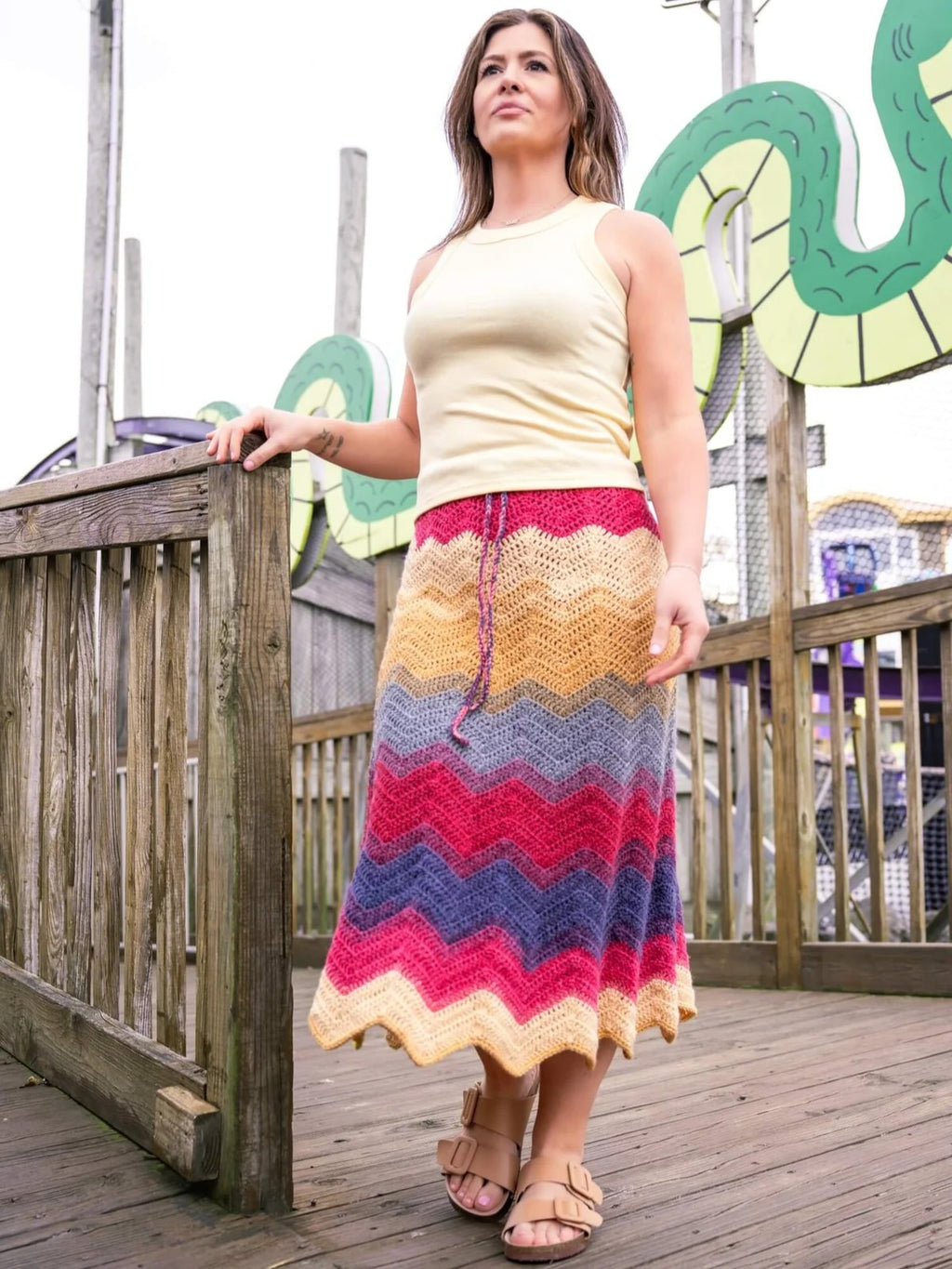 Shelby Skirt (Crochet) by Lion Brand Yarn