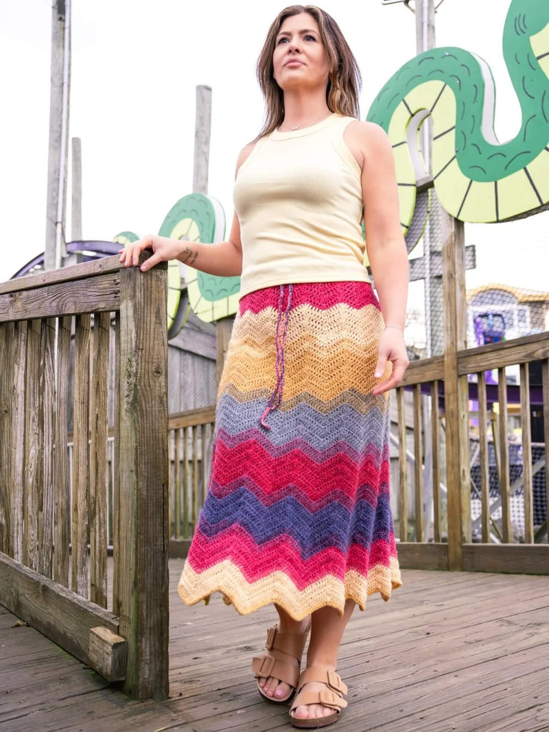 Shelby Skirt (Crochet) by Lion Brand Yarn